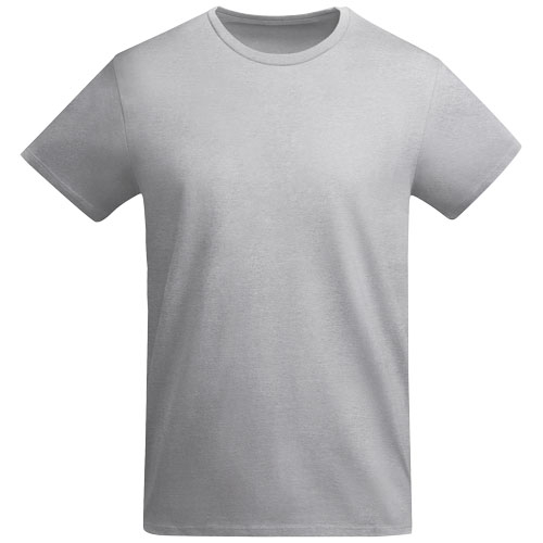 T-shirt homme promotionnel coton bio 175g Breda Roly Gris chiné